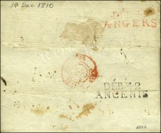 DEB 47 / ANGERS Rouge + Càd D'arrivée ANGERS / 1810. DEB 42 / ANCENIS Sur Lettre De Niort. - TB /... - Other & Unclassified