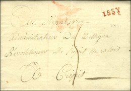ISSY Rouge Sur Lettre Avec Texte Daté 1794. - SUP. - RR. - 1701-1800: Vorläufer XVIII