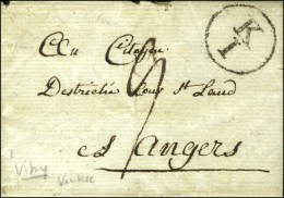 K / 1 Sur Lettre Avec Superbe Texte Daté De Vitry Sur Seine 3 Ventose An 8 '' J'étais à Paris... - 1701-1800: Vorläufer XVIII