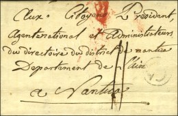 Lettre Avec Texte Daté '' De La Maison De Suspicion Dite Port Libre (ci-devant Port Royal) à Paris ''... - 1701-1800: Vorläufer XVIII