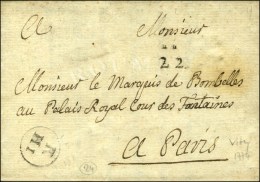 K / H1 (L. N° 31) Sur Lettre En Port Payé Avec Texte Daté De Vitry 1774. - TB / SUP. - R. - 1701-1800: Vorläufer XVIII