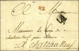 RZ Rouge (L. N° 15) Sur Lettre Avec Texte Daté De La Salpétrière Le 22 Juin 1783. - SUP. -... - 1701-1800: Vorläufer XVIII