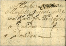 CONCHES (L. N° 2B) + EVR.X Sur Lettre Avec Texte Daté De Ste Marguerite De Clautel. 1760. - TB. - RR. - 1701-1800: Vorläufer XVIII