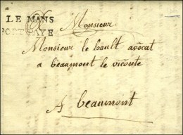 LE MANS / PORT PAYE (L N° 9) (Cote : 1000). 1789. - TB / SUP. - R. - 1701-1800: Vorläufer XVIII