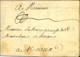 FRANC Couronné à Sec (L. N° 32 A) Sur Lettre Avec Texte Daté De Paris 1715. - TB / SUP. - 1701-1800: Vorläufer XVIII