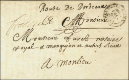 Marque Postale Ornée FERME GEN DES POSTES / PORT PAYE (L. N° 34) Sur Lettre Avec Texte Daté 1739.... - 1701-1800: Vorläufer XVIII