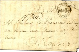 Port Payé Orné PORT PAYE DE PARIS (L N° 35) Sur Lettre Avec Texte Non Daté Pour Tours.... - 1701-1800: Vorläufer XVIII