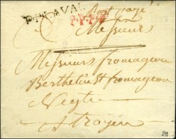 P.P. LAVAL (36 Mm) (L. N° 10) Sur Lettre Sans Texte Non Daté (1791). - TB / SUP. - R. - 1701-1800: Vorläufer XVIII