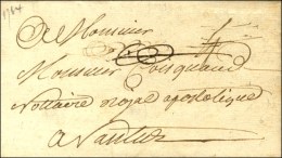 BOURGNEUF (à Sec) (L. N° 2) + Paraphe De Franchise, Taxe 4 Détaxée Sur Lettre Avec Texte... - 1701-1800: Vorläufer XVIII