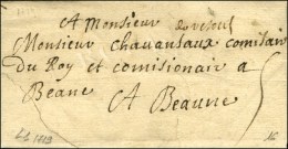 '' De Vesoul '' (L. N° 1) Sur Lettre Avec Texte Daté 1719. - TB. - 1701-1800: Vorläufer XVIII