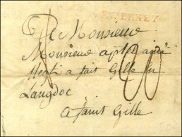 FAVERNEY Rouge (L N° 2 B) Sur Lettre Avec Texte Daté De Conflans. 1791. - R. - 1701-1800: Precursors XVIII