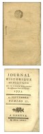 Marque Postale Ornée PERIODIQUES / FRANCS (L. N° 52) Sur Journal Historique Et Politique à... - 1701-1800: Vorläufer XVIII
