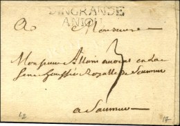 DINGRANDE / ANJOU (L. N°2) Sur Lettre Avec Texte Daté 1747. - TB / SUP. - 1701-1800: Vorläufer XVIII