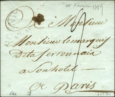 PORNIC à Sec (L. N°6 A) Sur Lettre Avec Texte Daté 1789. - TB. - 1701-1800: Vorläufer XVIII