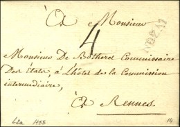 NOSAI à Sec (L. N°2 A) Sur Lettre Avec Texte Daté 1788. - TB / SUP. - 1701-1800: Precursors XVIII