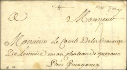 '' Nozay '' (L N° 1) Sur Lettre Avec Texte Daté 1744. - TB / SUP. - 1701-1800: Precursors XVIII
