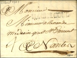 MACHECOUL (L. N° 2) Sur Lettre Avec Texte Daté 1763. - TB / SUP. - R. - 1701-1800: Precursori XVIII