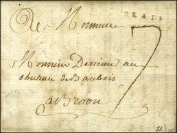 BLAIN 18 X 2 Non Signalé Par Lenain Sur Lettre Avec Texte Daté 1788. - TB. - R. - 1701-1800: Vorläufer XVIII