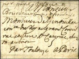 '' Port Payé Jusqu'à Bordeaux Ou Toulouse '' Sur Lettre Avec Texte Pour Paris Daté 1686. - TB.... - ....-1700: Precursori