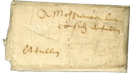 Lettre Avec Texte Daté De Tullins. 1592. - TB. - R. - ....-1700: Precursors