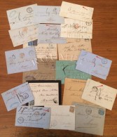 Lot De 21 Lettres De Tunisie Dont Tunis, Sfax, La Goulette, Sousse Et Bizerte. Bel Ensemble. - TB. - Autres & Non Classés