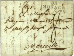 85 / MONACO Sur Lettre Avec Texte Daté De San Remo 1797, Acheminée Jusqu'à Monaco Pour... - Autres & Non Classés