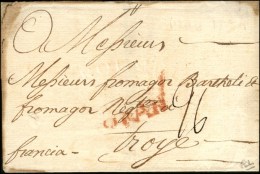 ORAN (R) Sur Lettre Sans Texte Datée '' Oran Le 20 Mai 1784 '' Pour Troyes Taxe 26 (lettre Mentionnée... - Autres & Non Classés