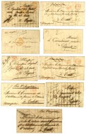 Lot De 9 Lettres De La Même Archive Adressée Du Ministère De La Marine à Paris Au... - Other & Unclassified