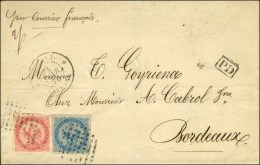 Losange / CG N° 4 + 6 Càd GUYANE / CAYENNE Sur Lettre 2 Ports Pour La France. 1870. - TB / SUP. - R. - Sonstige & Ohne Zuordnung