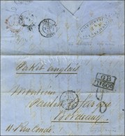 Lettre Avec Texte Daté De Ponce (Porto Rico) Le 25 Janvier 1863 Adressée à Bordeaux, Au Verso... - Maritieme Post
