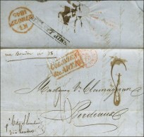 Lettre Avec Texte Daté De Port Louis (Île Maurice) Le 11 Juillet 1845 Adressée à... - Poste Maritime