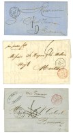 Lot De 3 Lettres Avec Càd De La Ligne C. - TB. - Maritieme Post