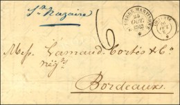 Càd ST PIERRE MARTINIQUE * + Càd T 15 LOUISIANE * (rare Au Recto) + Taxe Tampon 6 Sur Lettre De St... - Poste Maritime