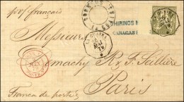 Càd Octo LA GUAYRA * / N° 72 Sur Lettre Pour La France. 1879. - TB / SUP. - R. - Maritime Post
