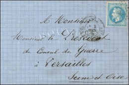 Ancre / N° 29 Càd PARIS / LES BATIGNOLLES 3 JUIN 71 Sur Lettre Pour Versailles. - TB. - R. - Krieg 1870