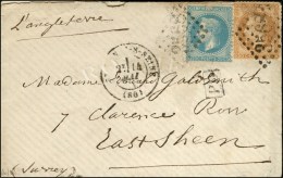 Lettre Avec Texte Daté De Paris Le 14 Mai 1871 Pour L'Angleterre Remise Par Un Passeur Au Bureau De St Denis... - Oorlog 1870