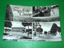 Delcampe - Cartolina Saluti Da Tocco Casauria ( Pescara ) - Vedute Diverse 1964 - Pescara