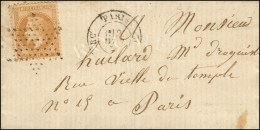 Etoile / N° 28 Càd RC PARIS RC (60) 27 AVRIL 71 Sur Lettre Avec Texte Daté Du 26 Avril 1871 Pour... - Oorlog 1870