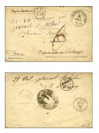 Cachet K:PR:ARMÉE-POST-AMT / 3. / ARMÉE Sur Lettre Civile Datée De Coulommiers Le 15 Septembre... - Guerra Del 1870