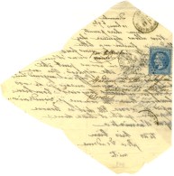 Etoile 35 / N° 29 (léger Pli) Càd PARIS / MINISTERE DES FINANCES 6 NOV. 70 Sur Lettre... - Krieg 1870