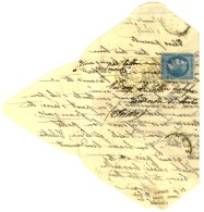 GC 4277 / N° 29 (pli) Càd PARIS / LA VILLETTE 5 NOV. 70 Sur Lettre Prédécoupée Avec... - Krieg 1870