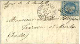 Etoile 35 / N° 29 Càd PARIS / MINISTERE DES FINANCES 25 SEPT. 70 Sur Lettre Adressée à... - Krieg 1870