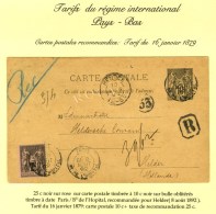 Càd PARIS / BD DE L'HOPITAL Sur Entier 10c + N° 97 Recommandée Pour Helder. 1892. - TB / SUP. -... - Sonstige & Ohne Zuordnung