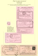 Càd (5) AFFRANCHISSEMENT (5) / PARIS / N° 89 Sur Avis De Réception Pour Le Luxembourg. 1880. -... - Andere & Zonder Classificatie