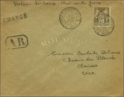 Càd ESTREES-SAINT-DENIS / OISE / N° 105 Sur Lettre Chargée Avec AR. 1900. Affranchissement... - 1876-1878 Sage (Typ I)