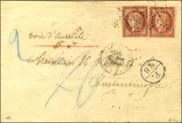 Etoile 1 / N° 57 (2) Càd PARIS / PL. DE LA BOURSE Sur Lettre 2 Ports Insuffisamment Affranchie Pour... - 1871-1875 Ceres