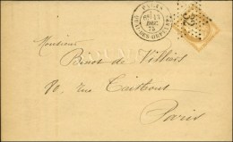 Etoile 32 / N° 55 Càd PARIS / QUAI DES ORFEVRES Sur Lettre Avec Texte Pour Paris. 1875. - SUP. - R. - 1871-1875 Cérès