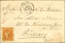 GC 260 / N° 48 Très Belles Marges Càd T 17 AVIGNON (86) Sur Lettre Chargée Pour Bordeaux.... - 1870 Bordeaux Printing
