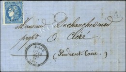 GC 3140 / N° 46 Càd T 23 RILLE (36). 1871. - TB / SUP. - R. - 1870 Ausgabe Bordeaux