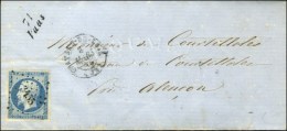 PC 3455 / N° 14 Belles Marges Càd T 15 CHATEAU-DU-LOIR (71) Cursive 71 / Vass Sur Lettre Avec Texte Pour... - 1853-1860 Napoleon III